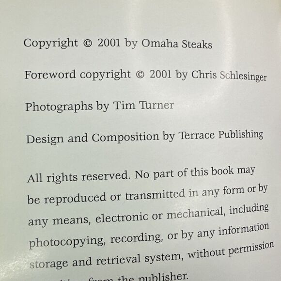 Omaha Steaks - Let's‎ Grill Hardcover Cookbook - by Simon & Harrisson BBQ - Picture 12 of 16